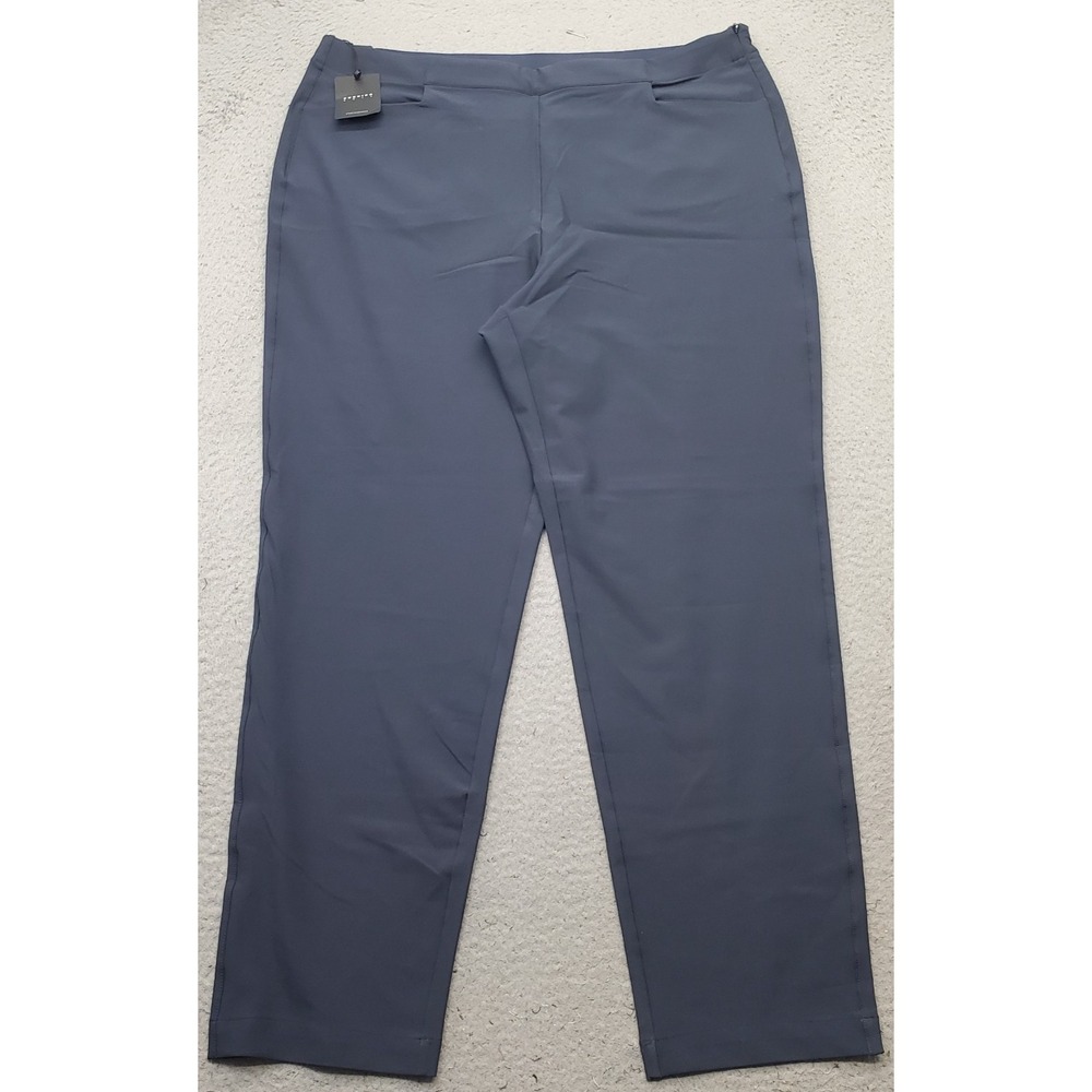 Dunning Golf Pants Womens XXL Navy Performance Stretch Quick Dry Elastic Waist